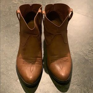 Brown ankle boots